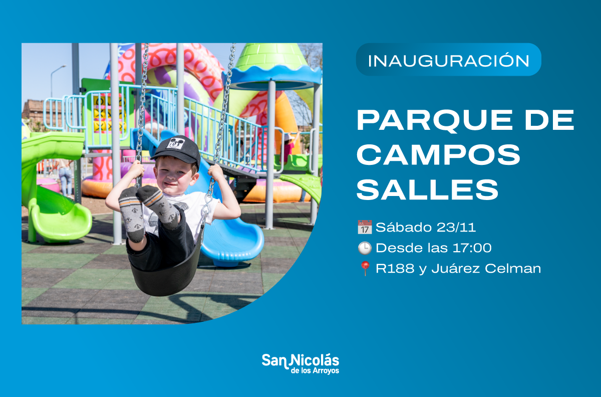 Lee más sobre el artículo Este sábado se inaugura el nuevo Parque de Campos Salles