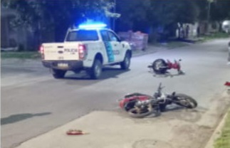 Lee más sobre el artículo Una joven resultó lesionada a raíz de choque entre dos ciclomotores