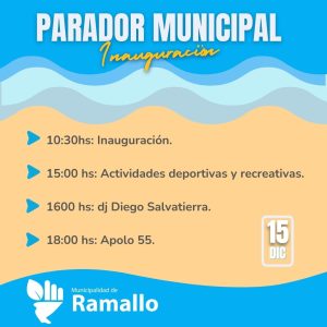Lee más sobre el artículo Ramallo: se inaugura el Parador Municipal