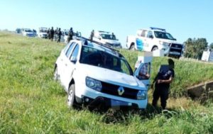 Lee más sobre el artículo Volcó un vehículo en la Autopista, pero no hubo lesionados