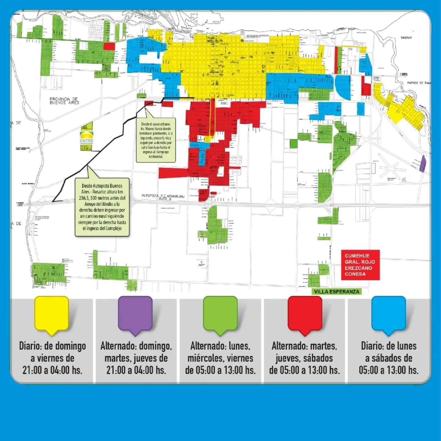Lee más sobre el artículo Cambios en la recolección de residuos por el Feriado de Año Nuevo