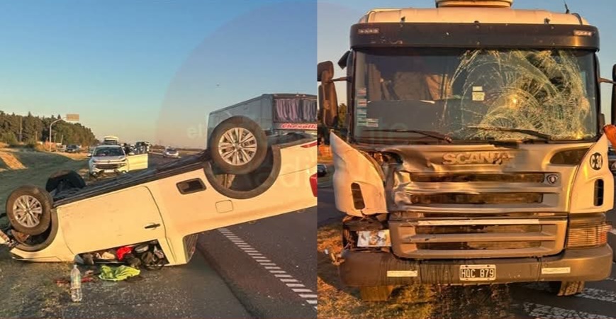 Lee más sobre el artículo Accidente en la Autopista: camión embiste a caballo y provoca vuelco de una camioneta