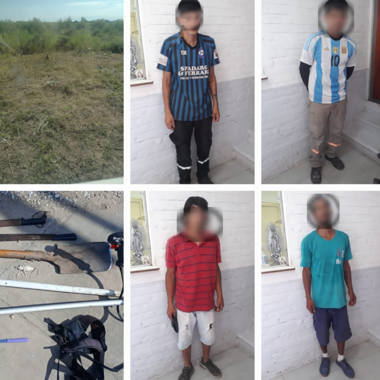 Lee más sobre el artículo Cuatro detenidos por intentar usurpar terrenos en Barrio Moreno