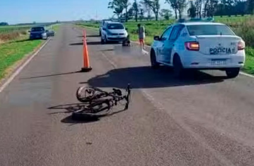 Lee más sobre el artículo Trágico accidente en Ruta 188: falleció ciclista embestido por un auto