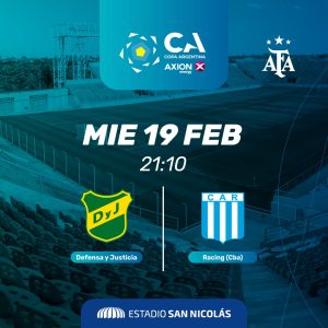 Lee más sobre el artículo Copa Argentina: continúa la venta de entradas para Defensa y Justicia-Racing de Córdoba