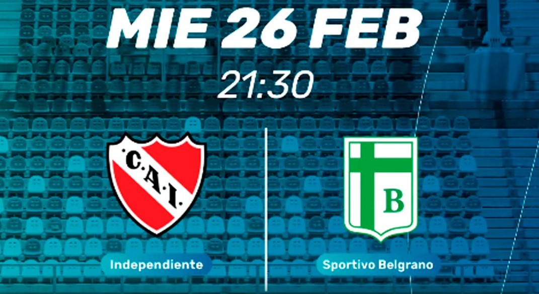 Lee más sobre el artículo Copa Argentina: la venta de entradas para Independiente-Sportivo Belgrano comienza el martes