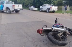 Lee más sobre el artículo La Emilia: motociclista con lesiones tras chocar con camioneta