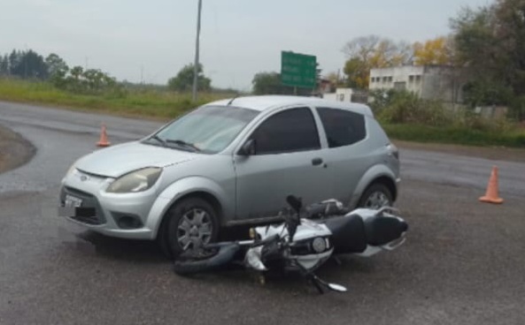 Lee más sobre el artículo Un joven motociclista herido a raíz de choque en la zona oeste