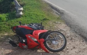 Lee más sobre el artículo General Rojo: se cayó de la moto y resultó lesionado