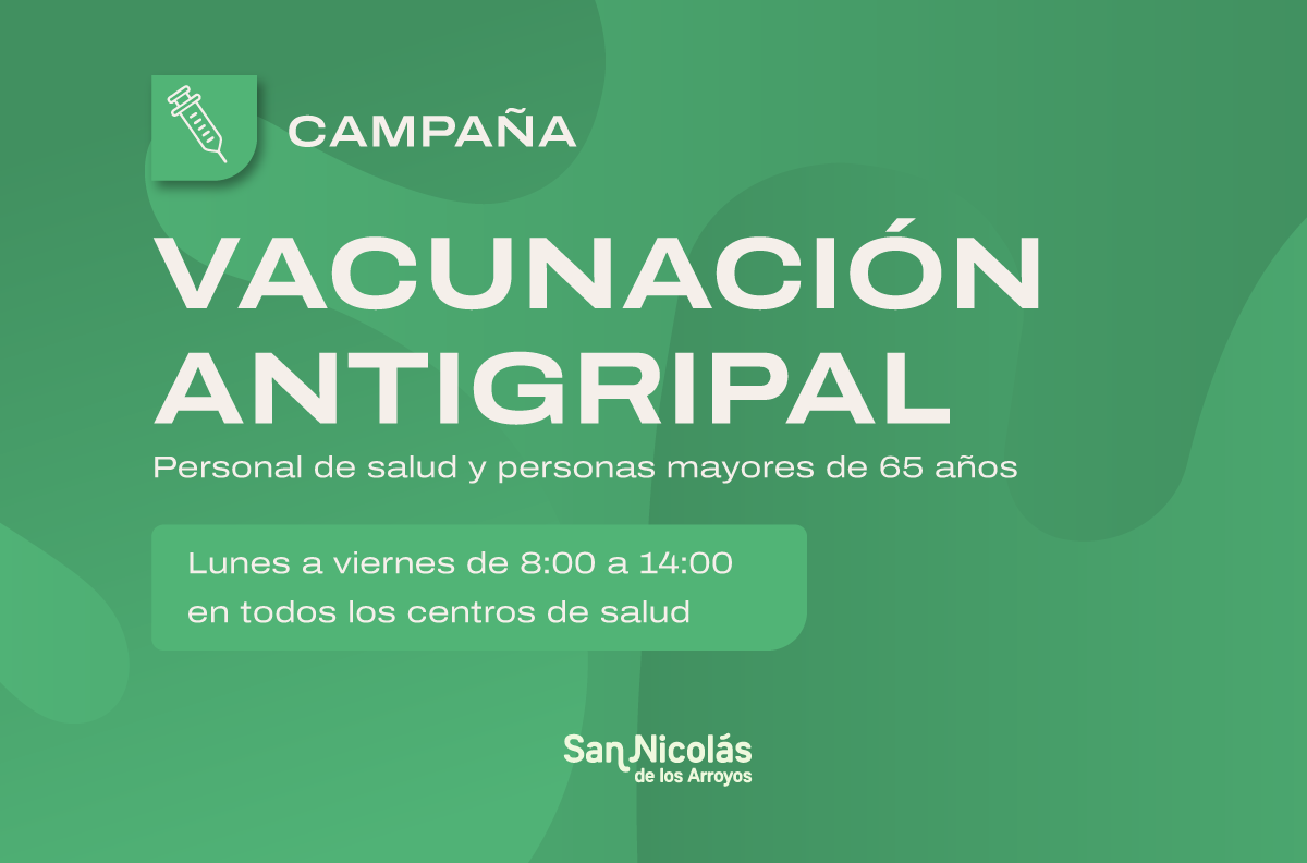 Lee más sobre el artículo Comenzó la Campaña de Vacunación Antigripal 2025