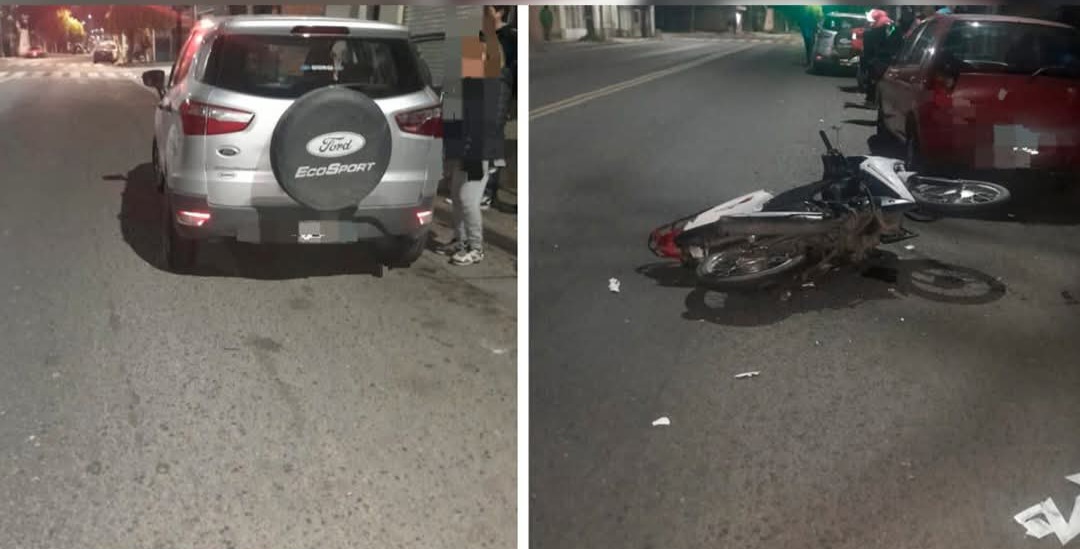 Lee más sobre el artículo Una joven motociclista sufrió lesiones tras accidente en zona norte