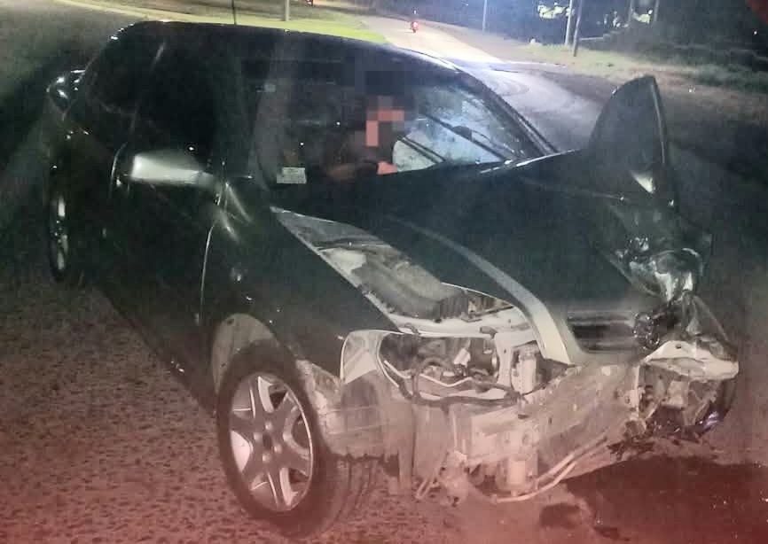 Lee más sobre el artículo Violenta colisión con heridos, en la rotonda frente a la planta de Ternium