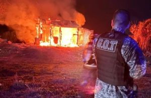 Lee más sobre el artículo Devastador incendio de una vivienda sobre la costa del río, en Villa Constitución