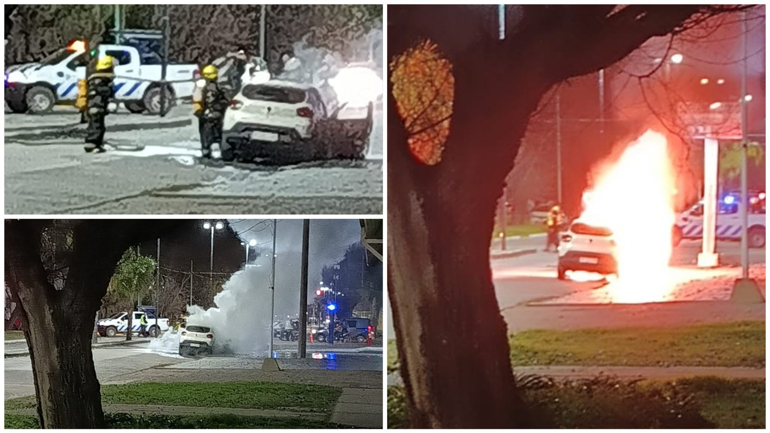 Lee más sobre el artículo Se incendió un automóvil en pleno centro de Ramallo