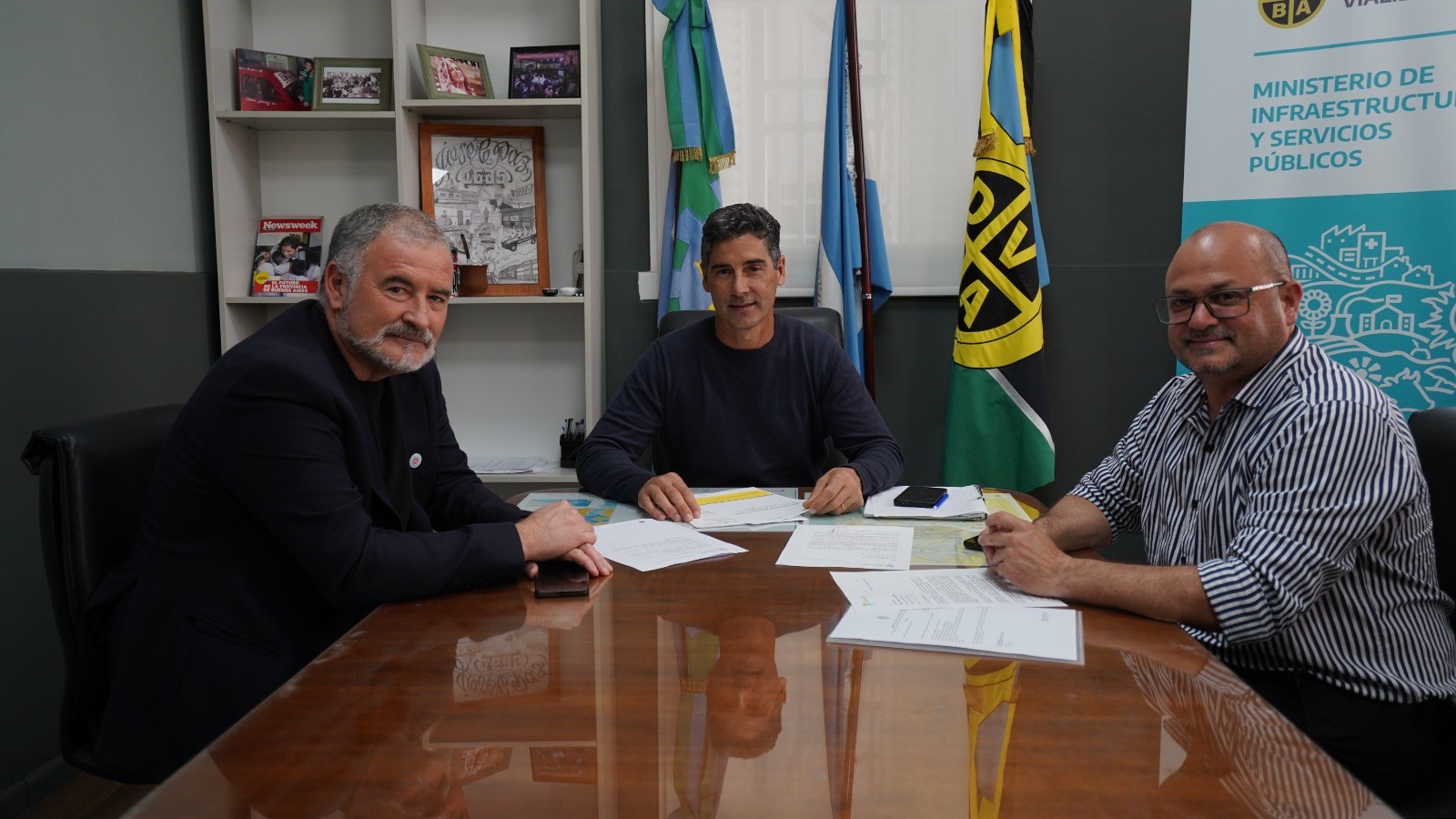 Lee más sobre el artículo Ramallo: el Intendente Poletti gestionó ante provincia la repavimentación del Camino de la Costa