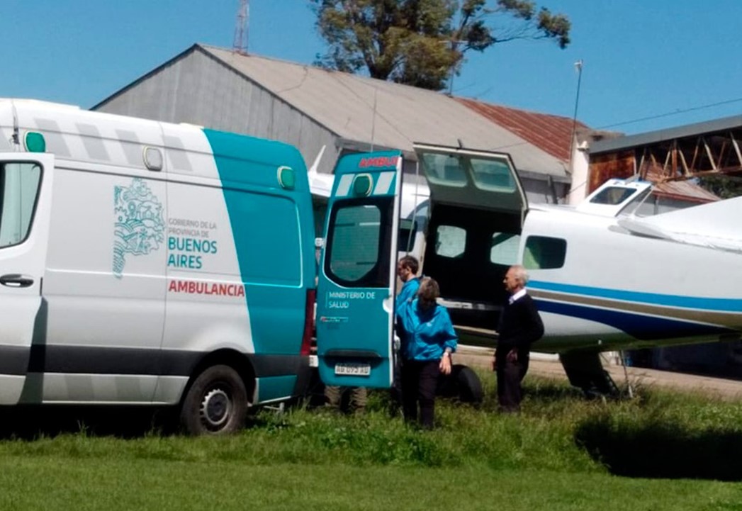Lee más sobre el artículo Trasladan a una beba en vuelo sanitario desde el Hospital San Felipe a La Plata