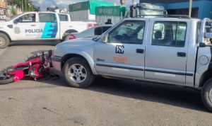 Lee más sobre el artículo Motociclista resultó herido tras colisionar con una camioneta en la zona sur
