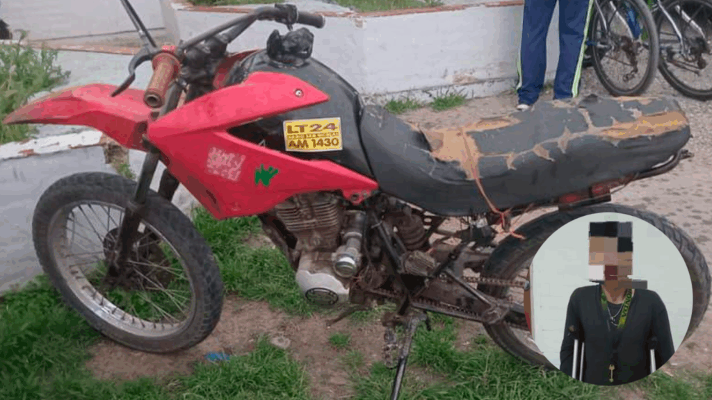 Lee más sobre el artículo Intentó escapar de un control policial y fue detenido por conducir una moto con chasis adulterado