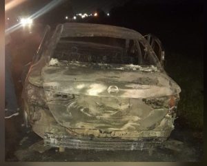 Lee más sobre el artículo Un automóvil explotó y se incendió en el camino a Campo Salles