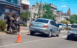 Lee más sobre el artículo Motociclista resultó herido tras chocar con auto en Savio y España