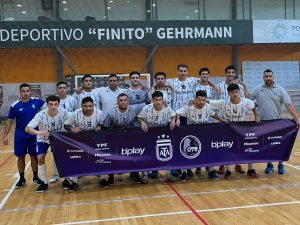 Lee más sobre el artículo Nacional de Futsal: la Selección Nicoleña igualó con Ushuaia en el debut