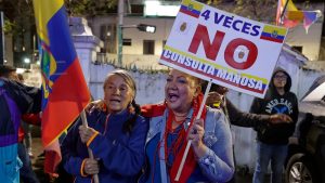 Lee más sobre el artículo Ecuador: Noboa sufrió una dura derrota y no podrá instalar bases militares de EE.UU