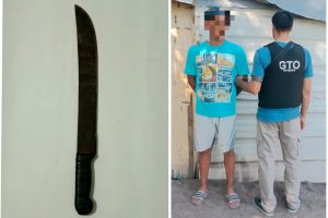 Lee más sobre el artículo Detuvieron a un hombre con un machete por amenazas agravadas