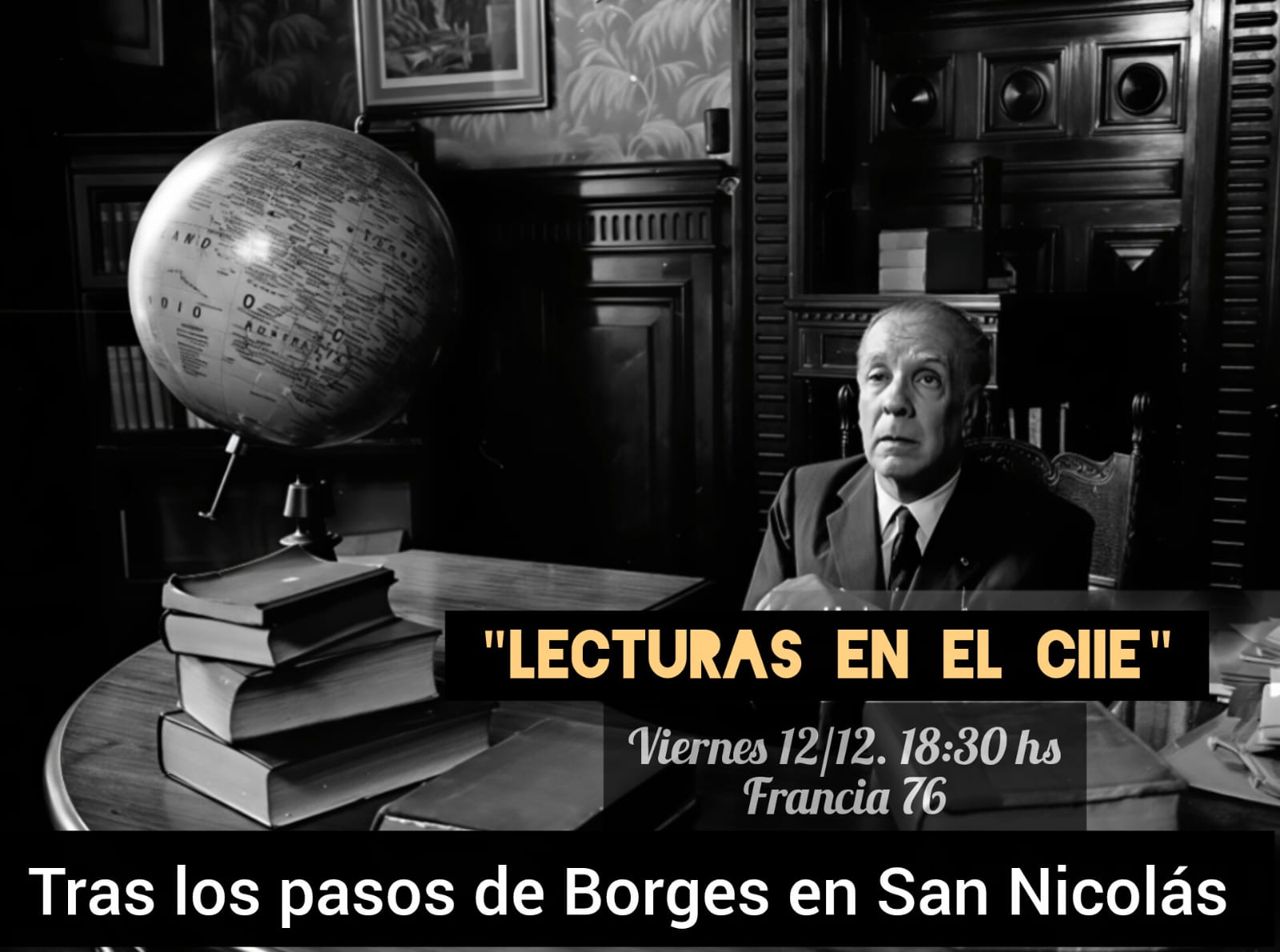 Lee más sobre el artículo Un recorrido tras los pasos de Borges: San Nicolás revive la historia y la lleva al aula