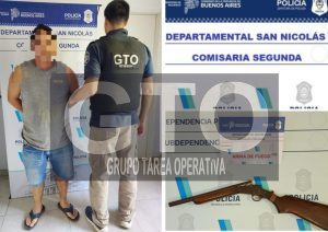 Lee más sobre el artículo Detienen a un individuo y secuestran escopeta durante allanamiento en la zona sur