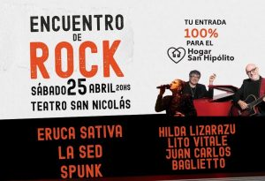 Lee más sobre el artículo Este sábado, gran Encuentro de Rock en el Teatro San Nicolás