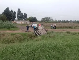 Lee más sobre el artículo Vuelco fatal en la Autopista, a la altura de Ramallo
