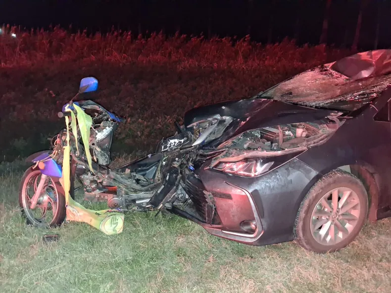 En este momento estás viendo Motociclista murió tras chocar con un auto en la Ruta 188