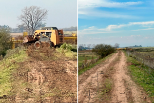 Lee más sobre el artículo Finalizaron las obras en el terraplén que protege a La Emilia de las inundaciones