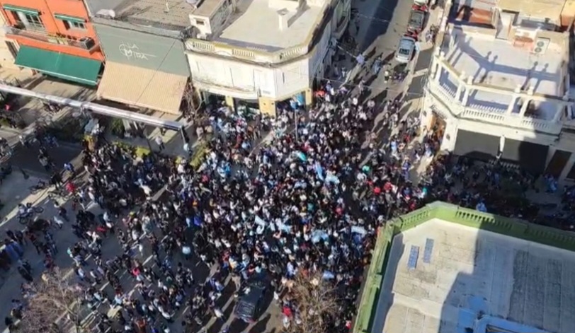 En este momento estás viendo Multitudinario festejo de nicoleños tras el triunfo de la Selección Argentina